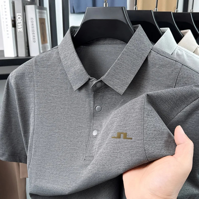 Men's Casual Short-Sleeve Polo Shirt