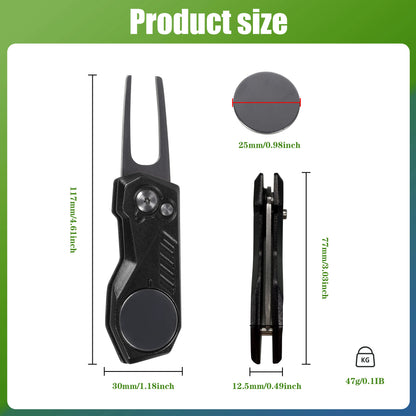 Foldable Golf Divot Repair Tool