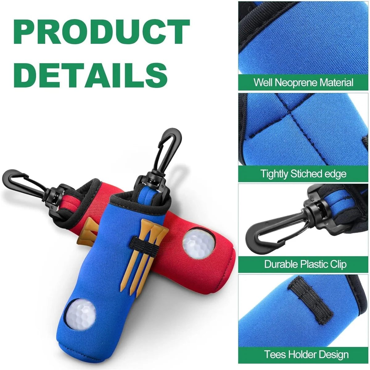Golf Ball Holder Pouch