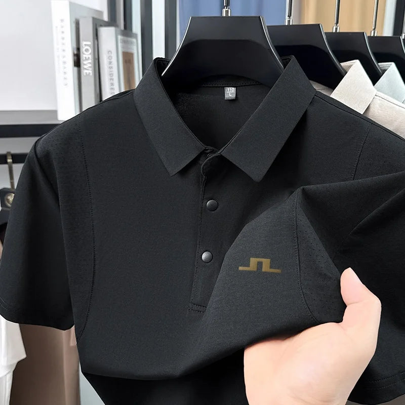 Men's Casual Short-Sleeve Polo Shirt
