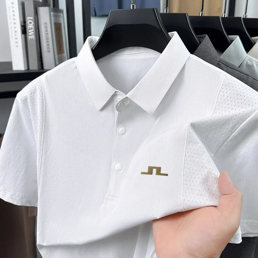 Men's Casual Short-Sleeve Polo Shirt
