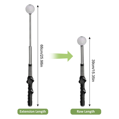 Retractable Golf Swing Trainer