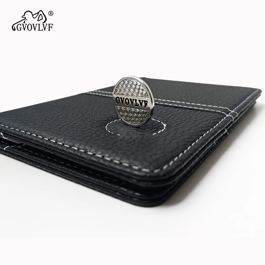 Leather Golf Scorecard Holder