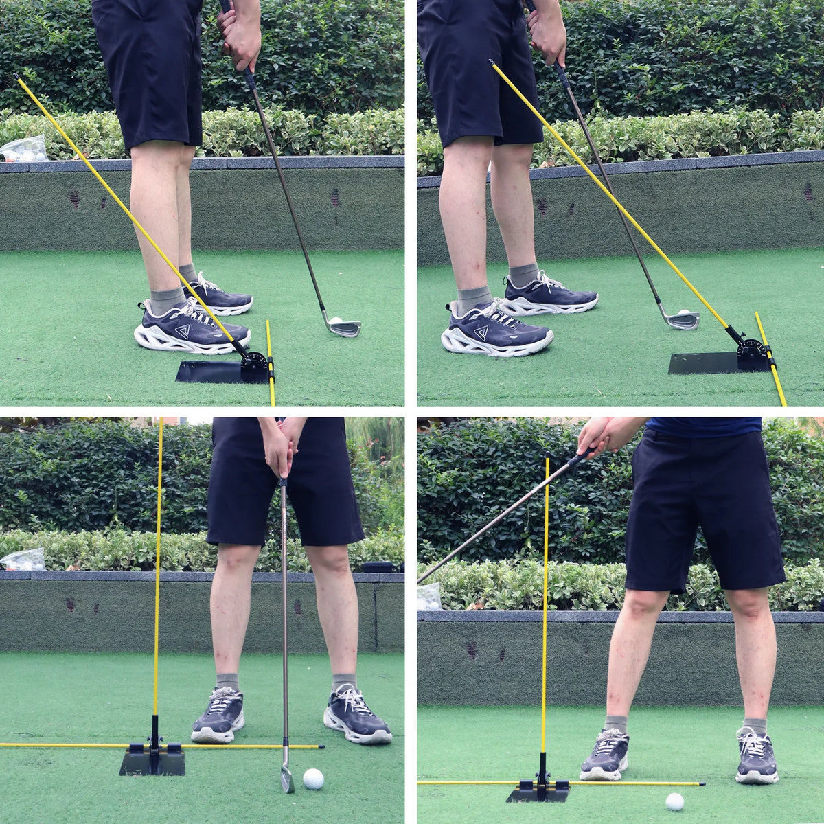 Adjustable Golf Swing Guide Plate
