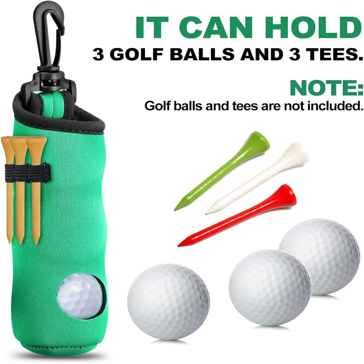 Golf Ball Holder Pouch