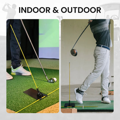 Adjustable Golf Swing Guide Plate