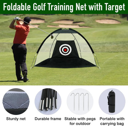 Golf Practice Net with Hitting Mat