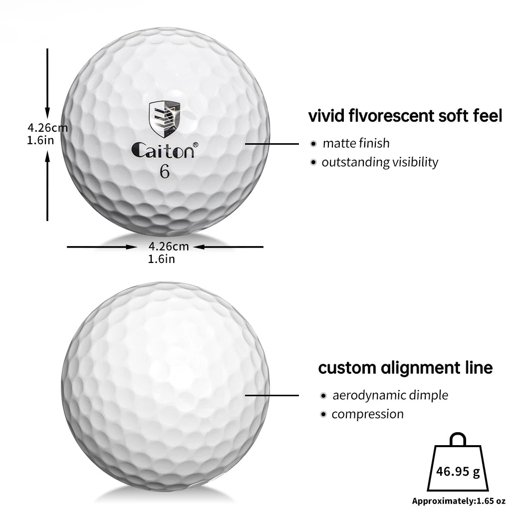 50-Pack 3-Layer Golf Balls