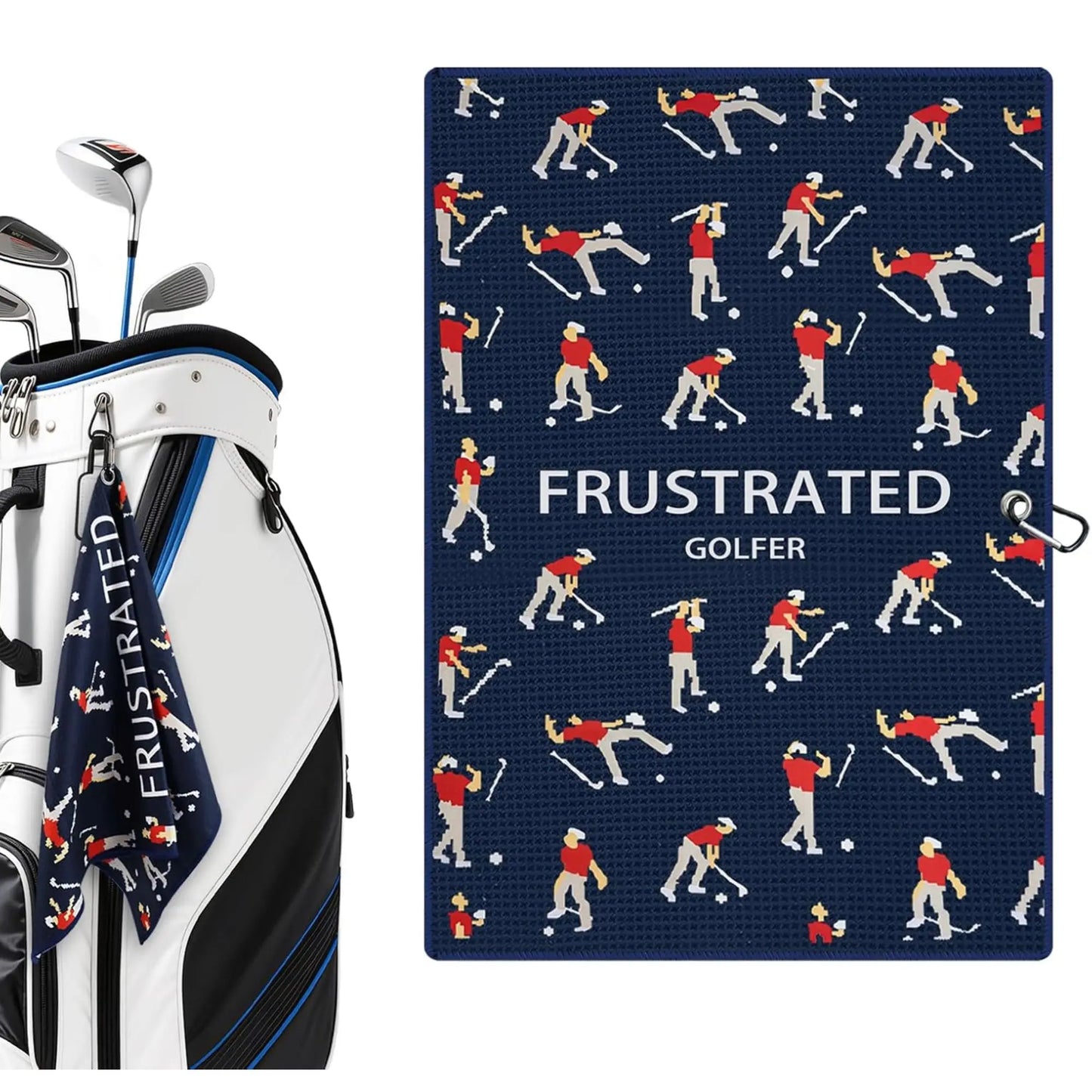 Microfiber Waffle Golf Towel