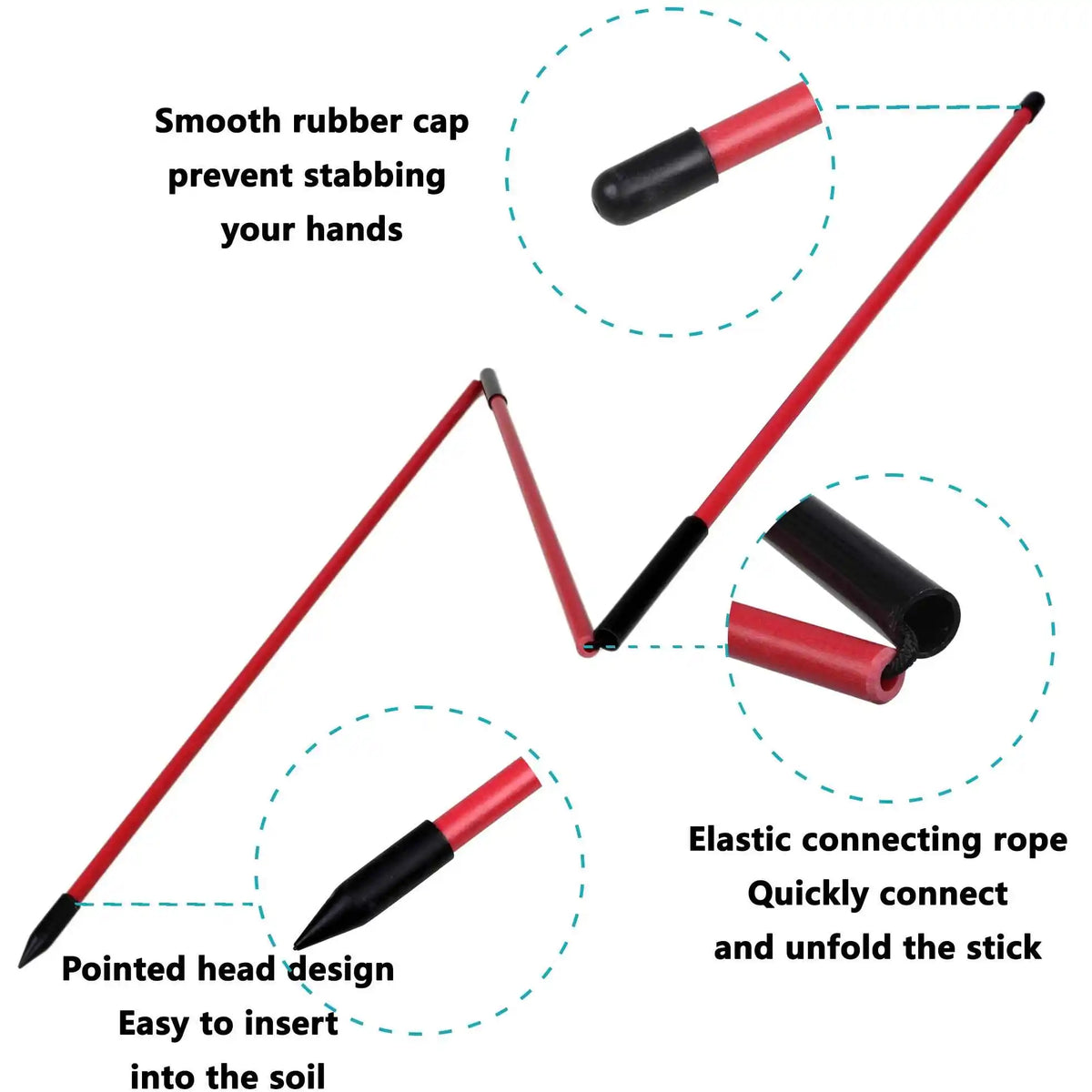 2-Piece Golf Alignment Sticks