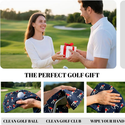 Microfiber Waffle Golf Towel
