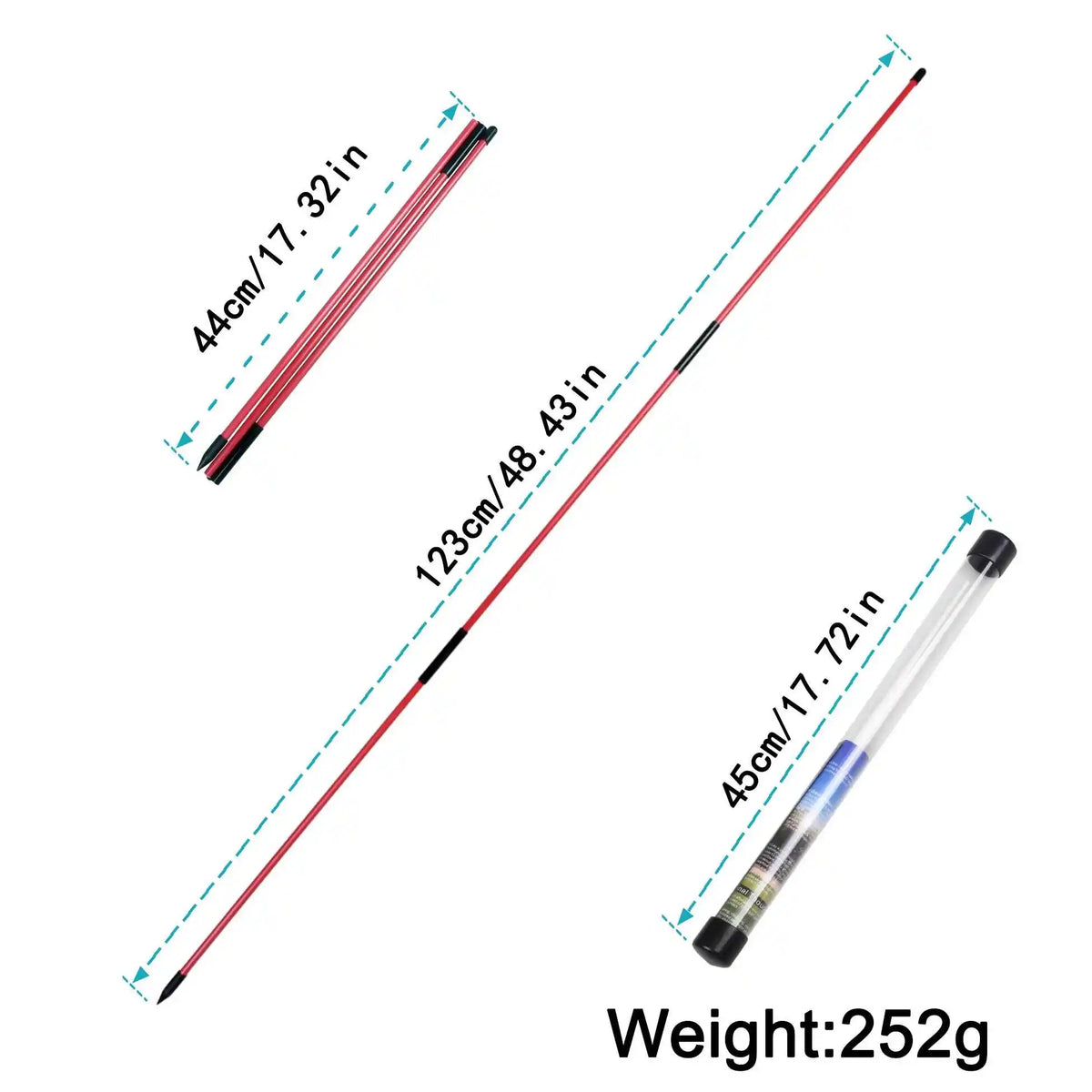 2-Piece Golf Alignment Sticks