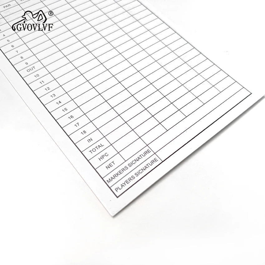 Leather Golf Scorecard Holder