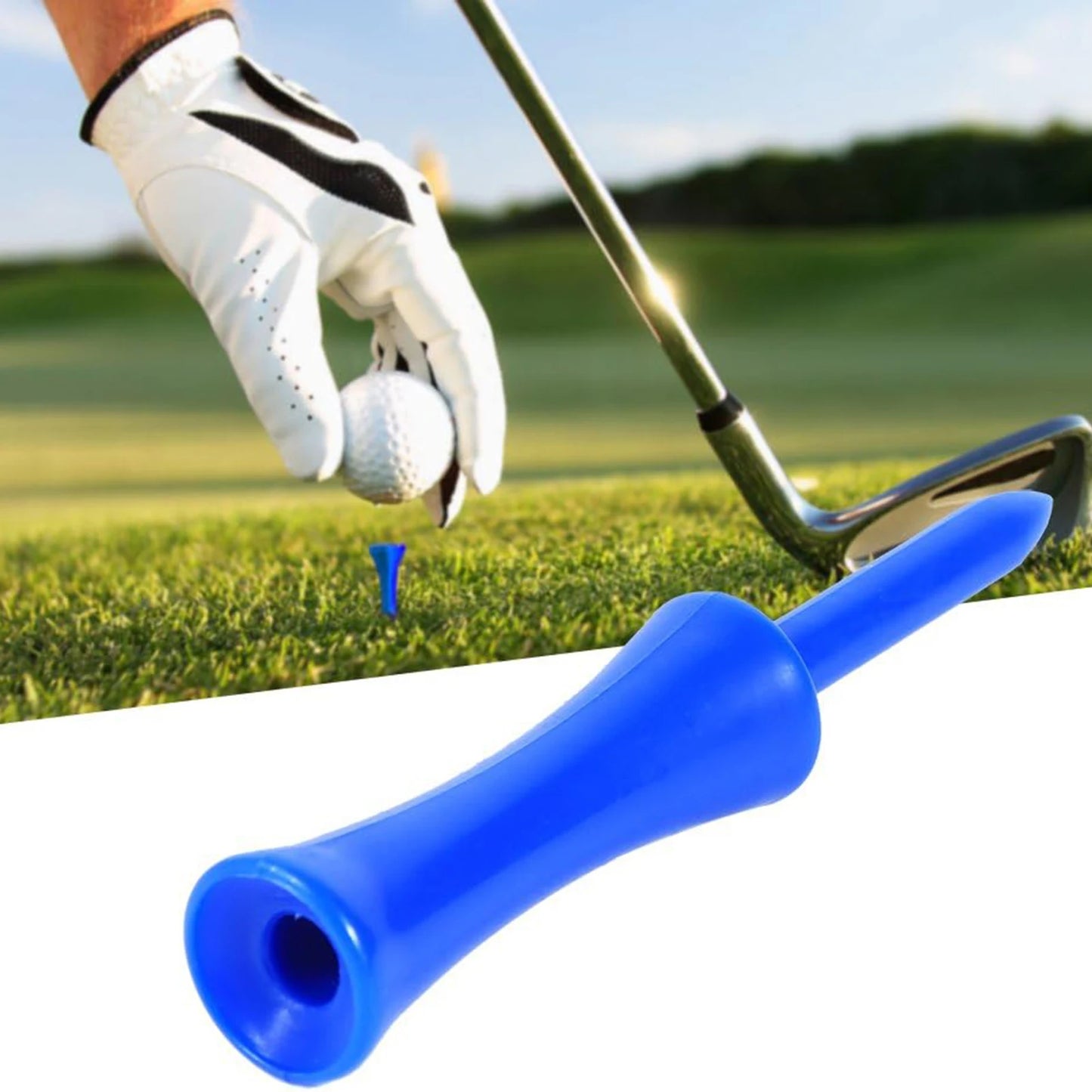 50-Piece Adjustable Golf Tee Set