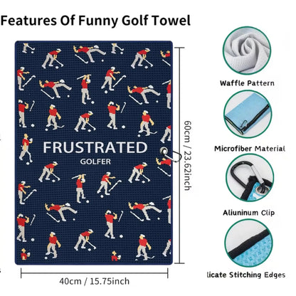 Microfiber Waffle Golf Towel