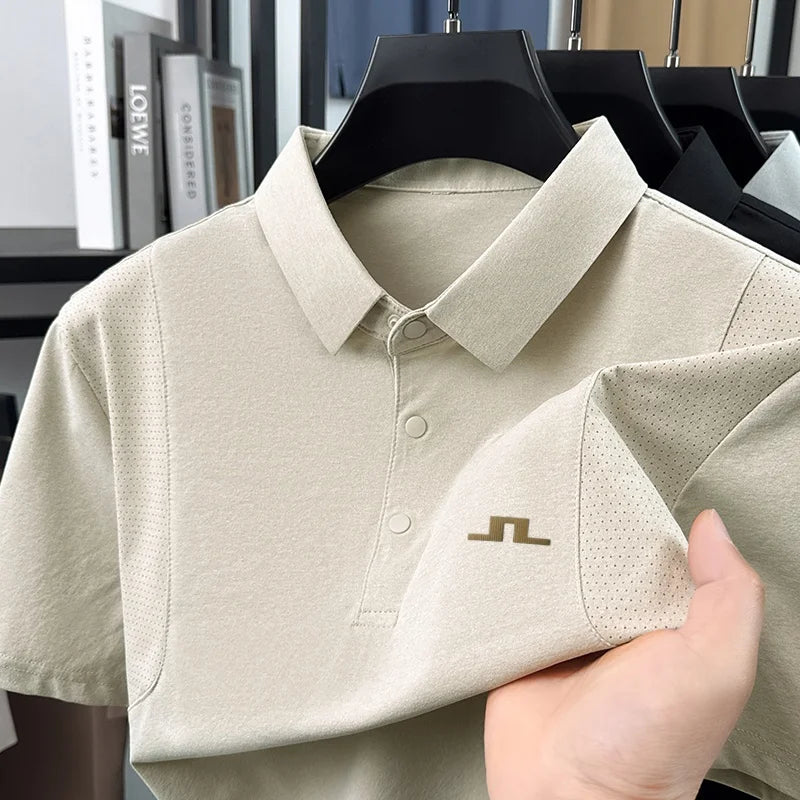 Men's Casual Short-Sleeve Polo Shirt