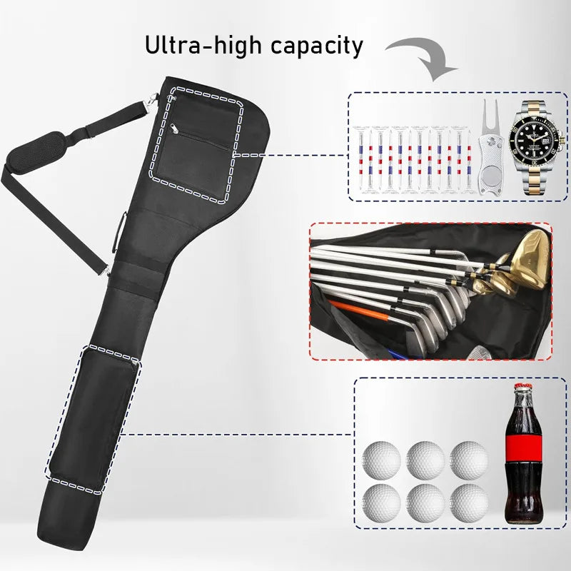PGM Foldable Golf Sunday Bag