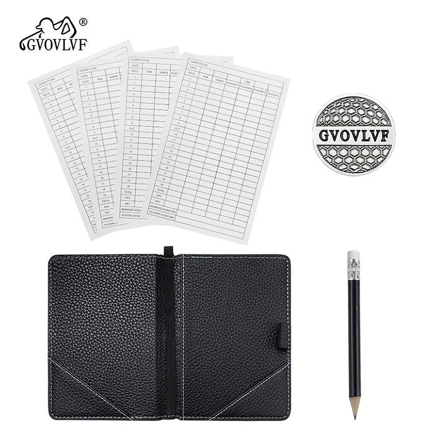 Leather Golf Scorecard Holder