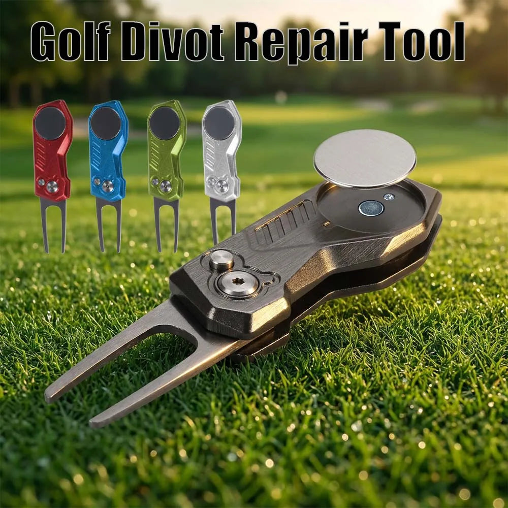 Foldable Golf Divot Repair Tool