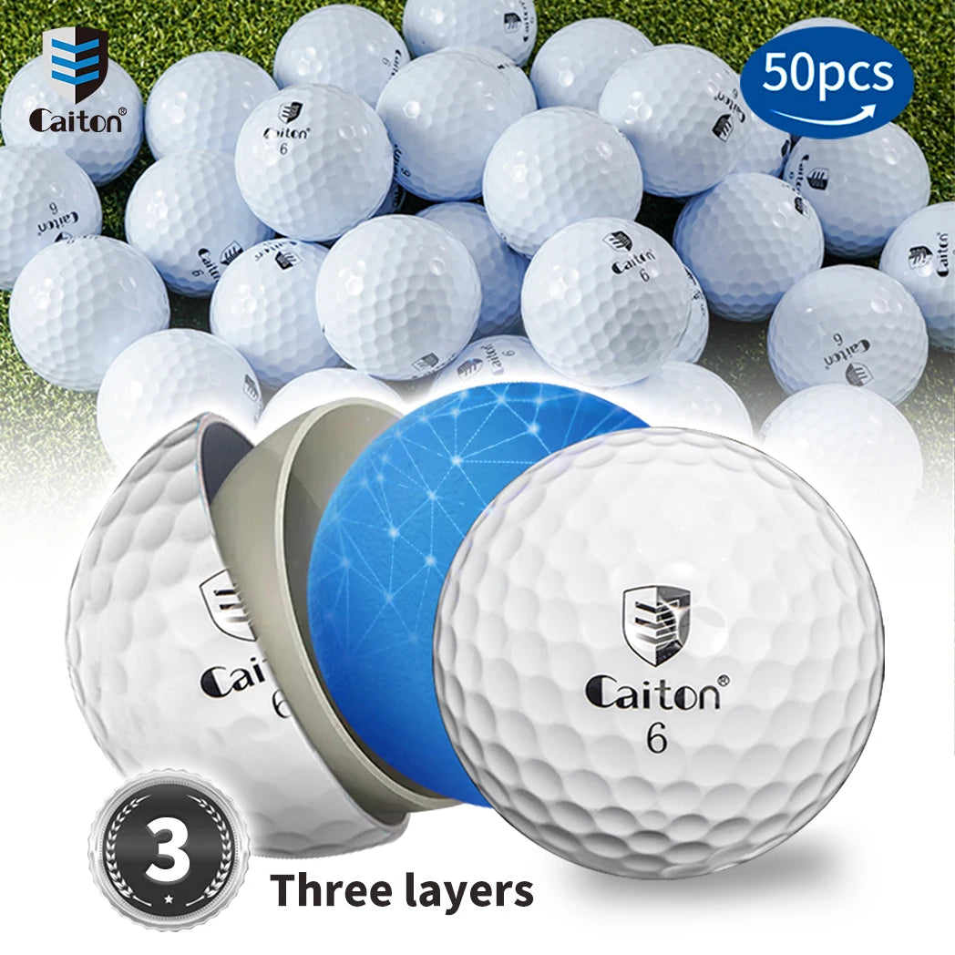 50-Pack 3-Layer Golf Balls