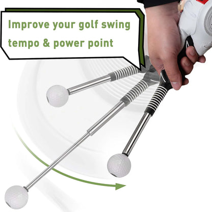 Retractable Golf Grip & Swing Trainer