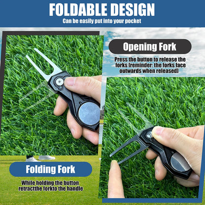 Foldable Golf Divot Repair Tool